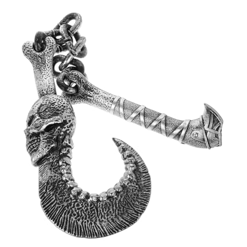 Abaodam Halloween Kettenhaken Dekorative Piraten Dämonen Hook für Kostüm und Party aus Robustem für Cosplay und Halloween Dekoration Abaodam Halloween Kettenhaken Dekorative Piraten Dämonen Hook für Kostüm und Party aus Robustem für Cosplay und Halloween Dekoration von Abaodam