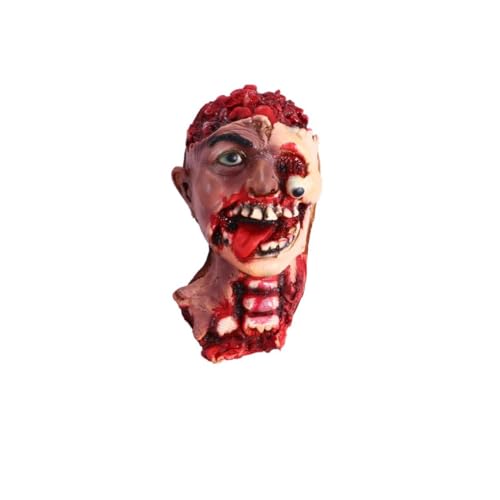 Abaodam Halloween Kopfprop aus Gruselige Deko für Spukhäuser Realistische Fake Kopf Dekoration für Halloween Feiern und Schaurige Langlebig und Wiederverwendbar von Abaodam