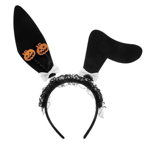 Abaodam Halloween Kostüm Haarreif mit Niedlichen Hasenohren Dekoratives Party Accessoire für Cosplay Bühnenauftritte und Feiern von Abaodam