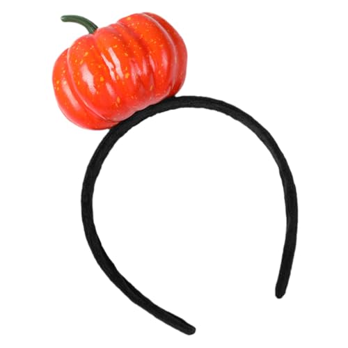 Abaodam Halloween Kürbis Haarreif für Frauen Leichter Kopfschmuck aus Resin und Halloween und Kostümpartys Vielseitiges Accessoire für Altersgruppen für Fotos und Feiern von Abaodam