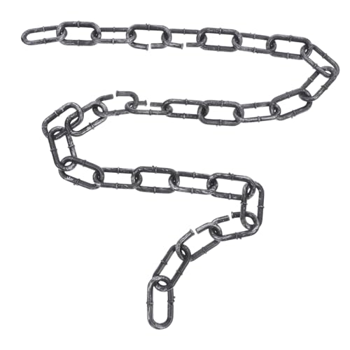Abaodam Halloween Plastikkette Prop Gruseliges Kostüm Zubehör für Partys Dekorative Kette für Halloween Dekor Cosplay Bühnenaufführung von Abaodam