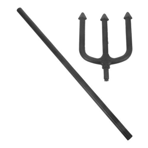 Abaodam Halloween Teufelsgabel Dekorative Pitch Fork für Cosplay und Bühnenaufführungen für Halloween Feiern und Kostüm Accessoires für Teenager und Erwachsene von Abaodam