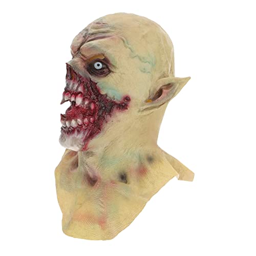 Abaodam Halloween Vampir Maske Gruselige Vollkopf Maske für Kostümpartys und Halloween Feiern aus Hochwertigem Material für Cosplay und Maskeraden von Abaodam