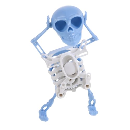 Abaodam Halloween Wind up Tanzskelett Blau Plastik Lustiges Schüttelndes Skelett Dekoration für Auto Armaturenbrett Desktop Gruselige Halloween Figuren Abaodam Halloween Wind up Tanzskelett Blau Plastik Lustiges Schüttelndes Skelett Dekoration für Auto Armaturenbrett Desktop Gruselige Halloween Figuren von Abaodam