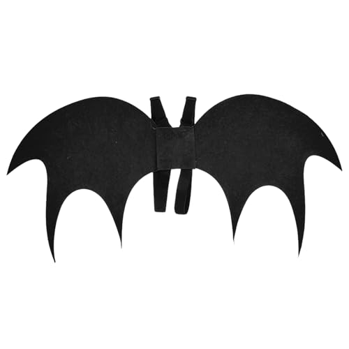 Abaodam Halloween für Kinder: Schwarzes Vampir-Kostüm, Flügel, Party-Kostüm für Rollenspiele, Dekoration, Halloween-Party, Cosplay, Zubehör für Jungen und Mädchen von Abaodam