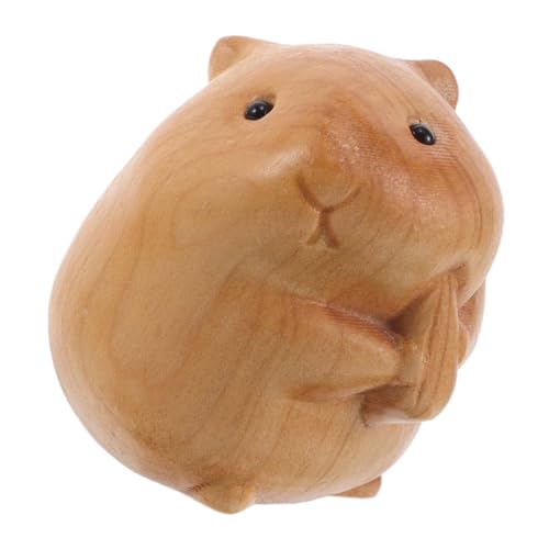 Abaodam Handgefertigte Holz Hamster Figurine Exquisite Tier Skulptur Für Dekoration Holz Tier Figuren Einzigartiges Sammlerstück Für Hamsterliebhaber Abaodam Handgefertigte Holz Hamster Figurine Exquisite Tier Skulptur Für Dekoration Holz Tier Figuren Einzigartiges Sammlerstück Für Hamsterliebhaber von Abaodam