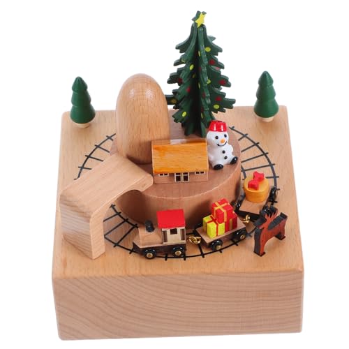 Abaodam Handgefertigte rotierende Spieluhr, Heimdekoration, Geburtstag, spielt melodische Melodien, einzigartige Handwerkskunst für Kinder und Erwachsene von Abaodam