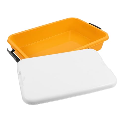 Abaodam Tragbare Aufbewahrungsbox für Kinderspielzeug Kunststoff Sandkasten mit Deckel Vielseitig Einsetzbar für Drinnen und Draußen Robust und Transportabel für Montessori Umgebungen Abaodam Tragbare Aufbewahrungsbox für Kinderspielzeug Kunststoff Sandkasten mit Deckel Vielseitig Einsetzbar für Drinnen und Draußen Robust und Transportabel für Montessori Umgebungen von Abaodam