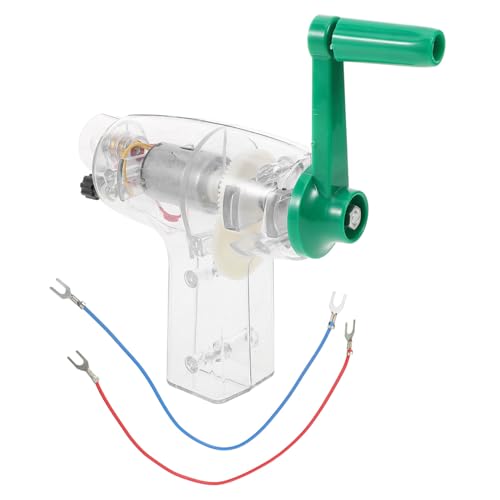 Abaodam Handgenerator Bausatz für Wissenschaftlicher Experimentierkasten Physik DIY Modell Lernspielzeug zum Experimentieren und Forschen für Grundschüler von Abaodam