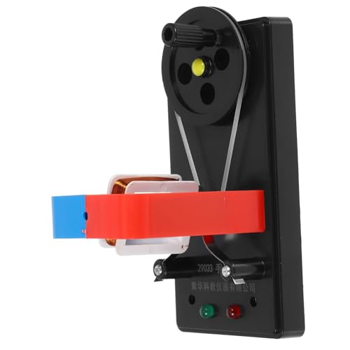 Abaodam Handgenerator für Schüler Tragbarer Gleichstromgenerator für Physikalische Experimente Manuell Betriebener Laborgenerator für Kinder von Abaodam