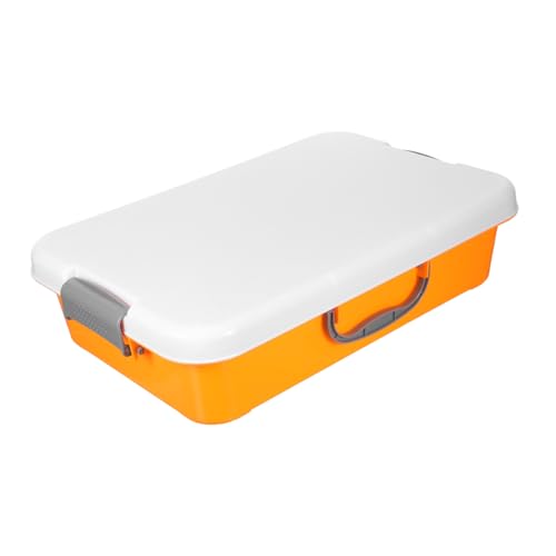 Abaodam Handheld Sand Tray mit Deckel Tragbare Dichte Kindersandkiste aus Robustem Kunststoff für Drinnen und Draußen Großer Stauraum für Sandspielzeug Jungen Mädchen für Reisen und Abaodam Handheld Sand Tray mit Deckel Tragbare Dichte Kindersandkiste aus Robustem Kunststoff für Drinnen und Draußen Großer Stauraum für Sandspielzeug Jungen Mädchen für Reisen und von Abaodam