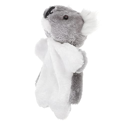 Abaodam Handpuppe Früherziehung Tierpuppen Kinderspielzeug Puppen Für Kleinkinder Tiere Handpuppe Pädagogische Handpuppe Lebensechtes Handspielzeug Kleine Handpuppe Grey Plüsch von Abaodam