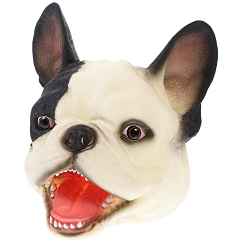 Abaodam Handpuppe Hund Marionette Ratte Figuren Plüsch Bausatz Roboter Puppen Taube Welpe Ausgestopft Haustier Partygeschenke Weiß Vinyl von Abaodam