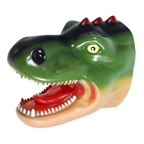 Abaodam Handpuppe Interaktives Puppen Für Handpuppen Rollenspiel Sprechende Handpuppe Handtier Grün Gummi von Abaodam