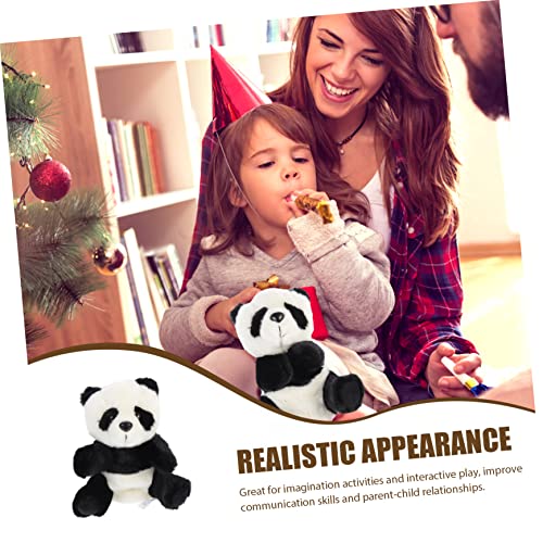 Abaodam Handpuppe Panda aus Weichem PP Baumwollmaterial Kreatives Rollenspiel für Frühe Bildung Bewegliche Tierfigur mit Farbenfrohem Kopf für Eltern Junge Mädchen Interaktion Abaodam Handpuppe Panda aus Weichem PP Baumwollmaterial Kreatives Rollenspiel für Frühe Bildung Bewegliche Tierfigur mit Farbenfrohem Kopf für Eltern Junge Mädchen Interaktion von Abaodam