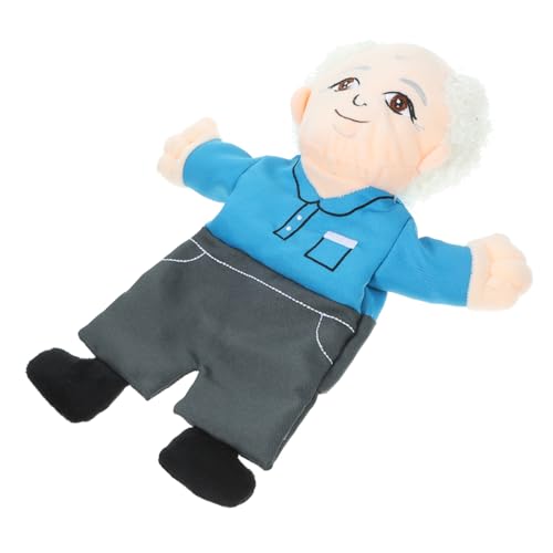 Abaodam Handpuppe Plüschfigur für Erwachsene und Leichte Stoffpuppe zum Geschichtenerzählen Pädagogisches Rollenspielspielzeug Interaktives Familienfreund von Abaodam
