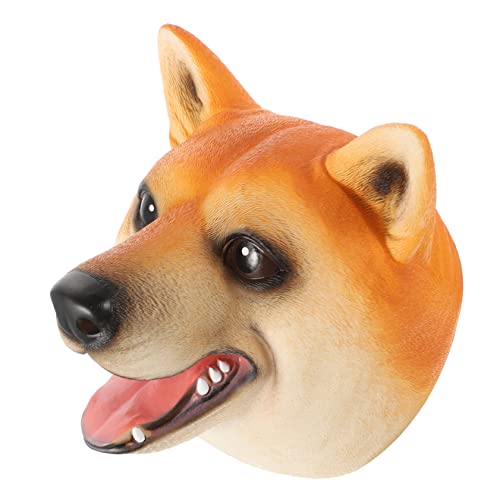 Abaodam Handpuppe Puppen Hundepuppe Marionette Partygeschenke Orange Vinyl von Abaodam
