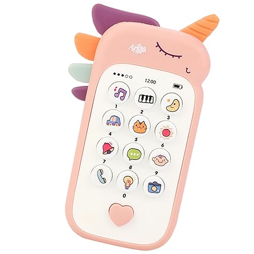 Abaodam Handy für kinderhandy Handy Pädagogisches für Babys Musikalisches für Musikspielzeug für Babyphone Handy Plastik Rosa Abaodam Handy für kinderhandy Handy Pädagogisches für Babys Musikalisches für Musikspielzeug für Babyphone Handy Plastik Rosa von Abaodam