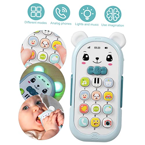 Abaodam Musiktelefon-Spielzeug – Sensorisches Babyspielzeug – Mobiltelefon Für Kleinkinder Mit Lichtern Und Ton – Babytelefon-Spielzeug Für 1-jährige Abaodam Musiktelefon-Spielzeug – Sensorisches Babyspielzeug – Mobiltelefon Für Kleinkinder Mit Lichtern Und Ton – Babytelefon-Spielzeug Für 1-jährige von Abaodam