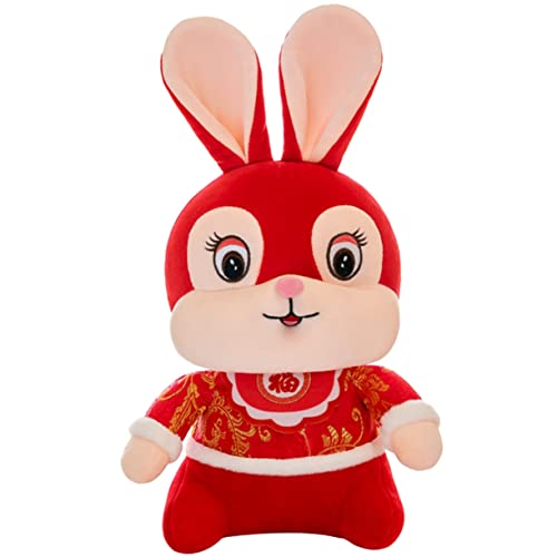 Abaodam Hasenpuppe des Neuen Jahres Karikatur Lamm Plüsch Ausgestopft Figur Lebewesen Chinesische Neujahrskaninchenpuppe Jahr Der Hasenpuppe Rot Pp Baumwolle Abaodam Hasenpuppe des Neuen Jahres Karikatur Lamm Plüsch Ausgestopft Figur Lebewesen Chinesische Neujahrskaninchenpuppe Jahr Der Hasenpuppe Rot Pp Baumwolle von Abaodam