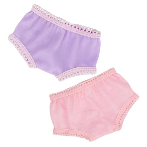 Abaodam Höschen-Set Für Spielzeugpuppen 2-teilige Puppenunterhosen Unterwäsche Für Amerikanische Puppen Ankleidezubehör Für Puppen von Abaodam