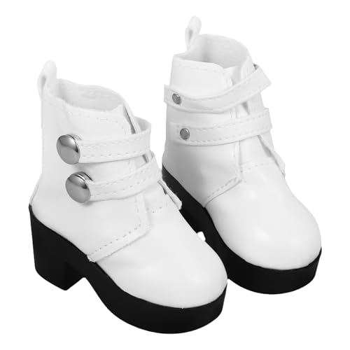 Abaodam Hohe Stiefel für Puppen Hohe Pu-Schuhe für 18-Zoll-Puppen Puppenkleidschuhe Niedliche Puppen-Freizeitschuhe Puppen-Anzieh-Outfits Zubehör von Abaodam