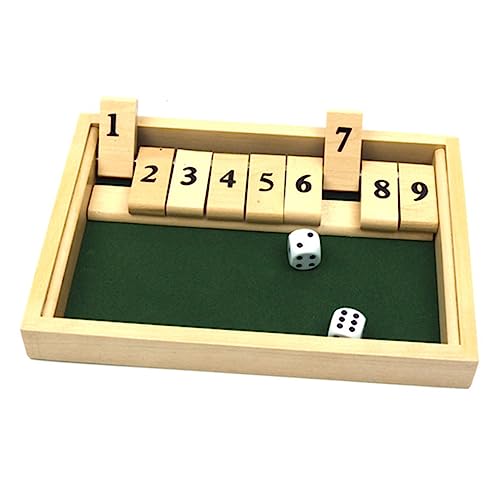 Abaodam Holz Brettspiel für Personen Digitales Trinkspiel Zubehör Lernspielzeug für Familien Partyspiel für Ktv Bar und Unterhaltung von Abaodam