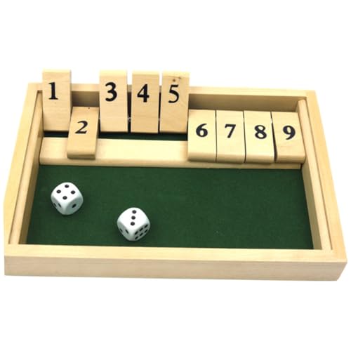 Abaodam Holz Brettspiel für Personen Digitales Zahlen Klappspiel Trinkspiel Zubehör für Ktv Bar Unterhaltsames Familienspiel Geschicklichkeit und Mathe Lernen Partyspielspaß Abaodam Holz Brettspiel für Personen Digitales Zahlen Klappspiel Trinkspiel Zubehör für Ktv Bar Unterhaltsames Familienspiel Geschicklichkeit und Mathe Lernen Partyspielspaß von Abaodam