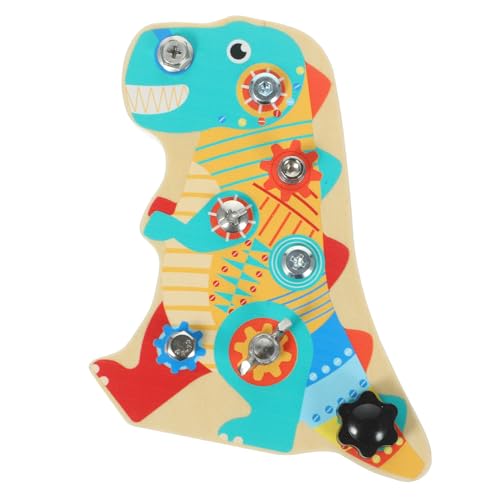 Abaodam Holz Dinosaurier Schraubspielzeug Sensory Busy Board mit Schraubendreher Lernspielzeug zur Kreativität und Feinmotorik Ab Jahren Abaodam Holz Dinosaurier Schraubspielzeug Sensory Busy Board mit Schraubendreher Lernspielzeug zur Kreativität und Feinmotorik Ab Jahren von Abaodam