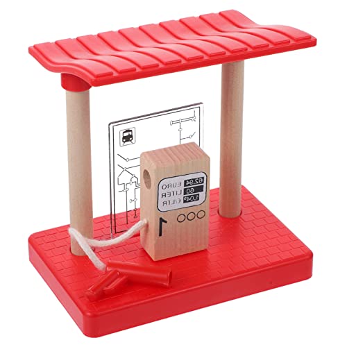 Abaodam Holz Eisenbahn Zubehör Gas Station Modell Robustes Sicheres Kreatives Lernset für Eisenbahn Schienen Pädagogisches Bahn Station Abaodam Holz Eisenbahn Zubehör Gas Station Modell Robustes Sicheres Kreatives Lernset für Eisenbahn Schienen Pädagogisches Bahn Station von Abaodam