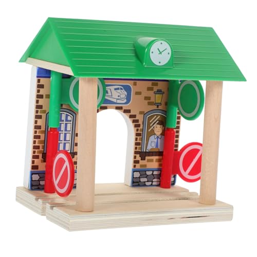 Abaodam Holz Eisenbahn Zubehör Modell für Pädagogisches für Rollenspiele Geeignet für Holzeisenbahnen Sicheres und Glattes Design aus Holz Abaodam Holz Eisenbahn Zubehör Modell für Pädagogisches für Rollenspiele Geeignet für Holzeisenbahnen Sicheres und Glattes Design aus Holz von Abaodam