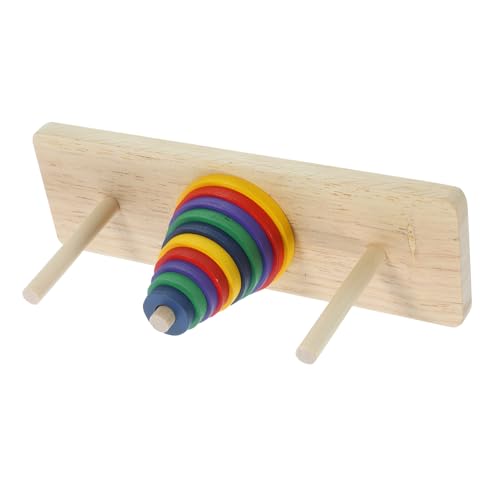 Abaodam Holz Gehirn Puzzle Kreatives Intellektuelles Brettspiel Für Erwachsene Farbenfrohes Tower Game Kreativität Und Fantasie Bei Partys Hause von Abaodam