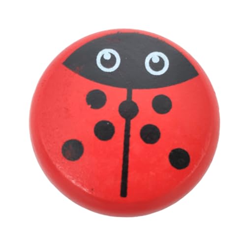 Abaodam Ladybird Holz-yo-yo Spielzeug Für Junge Mädchen Robustes Handliches Fingertipp-Spielzeug Mit Liebevollem Design Für Drinnen Und Draußen Fördert Geschicklichkeit Und von Abaodam