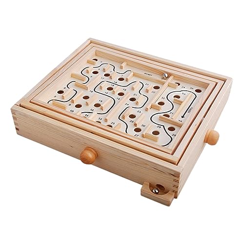 Abaodam Holz Laufkugelspielzeug aus Holz Pädagogisches Balance Perlen Labyrinth für Fördert Geduld Problemlösung und Logisches Geeignet für Jungen und Mädchen Stressabbauendes Abaodam Holz Laufkugelspielzeug aus Holz Pädagogisches Balance Perlen Labyrinth für Fördert Geduld Problemlösung und Logisches Geeignet für Jungen und Mädchen Stressabbauendes von Abaodam