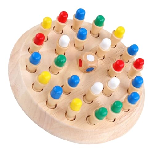 Abaodam Holz Memory Schachspiel für Buntes Gedächtnisspiel mit Lernfunktion Sicheres Mehrzweck für Frühe Bildung und Logisches für Familie und Freunde Abaodam Holz Memory Schachspiel für Buntes Gedächtnisspiel mit Lernfunktion Sicheres Mehrzweck für Frühe Bildung und Logisches für Familie und Freunde von Abaodam
