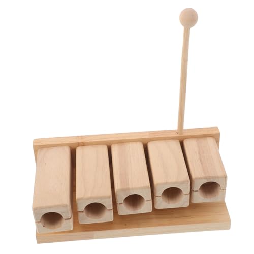 Abaodam Holz Rhythmusblock Töne Musikinstrument mit Schlägeln für Musikunterricht Orff Pädagogik Frühe Musikbildung Sicher Leicht Handhabbar Natürlicher Klang von Abaodam