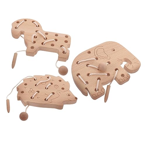 Abaodam Holz Steckspiel für Kleinkinder Pädagogisches Fädelspiel zur Feinmotorikförderung Kognitives Lernspielzeug Leicht und Tragbar für Reisen und Spielerisches Training Abaodam Holz Steckspiel für Kleinkinder Pädagogisches Fädelspiel zur Feinmotorikförderung Kognitives Lernspielzeug Leicht und Tragbar für Reisen und Spielerisches Training von Abaodam