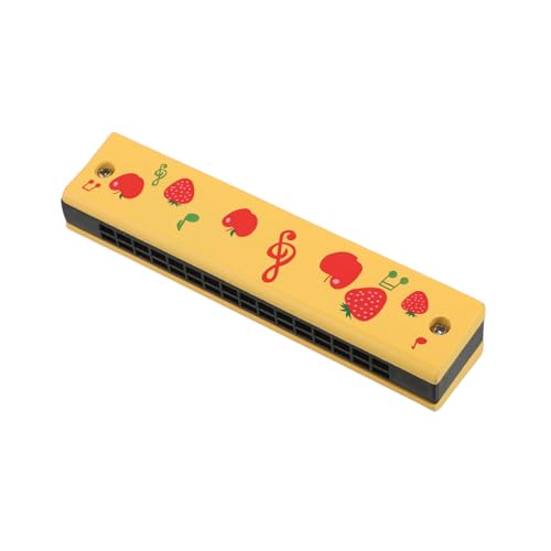 Abaodam Holz-mundharmonika Für Junge Mädchen Einfache Und Tragbare Spielzeugharmonika Mit Fruchtigem Design Für Anfänger Und Partys Vielseitig Einsetzbar Für Spaß Und Unterhaltung von Abaodam