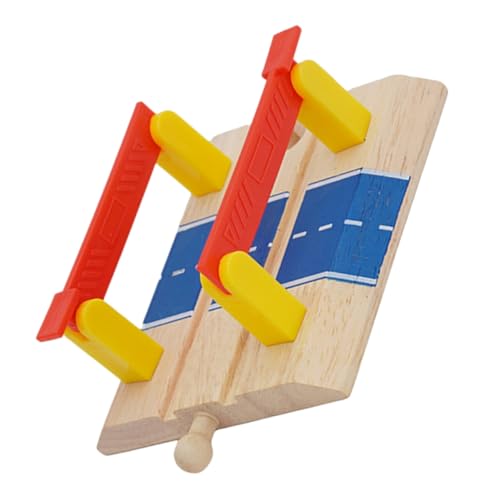 Abaodam Holz zugstraßensperre DIY Modell Geländerbarriere Zugzubehör Bahnspielzeug Kreative Bastelset für Spielwelten Abaodam Holz zugstraßensperre DIY Modell Geländerbarriere Zugzubehör Bahnspielzeug Kreative Bastelset für Spielwelten von Abaodam