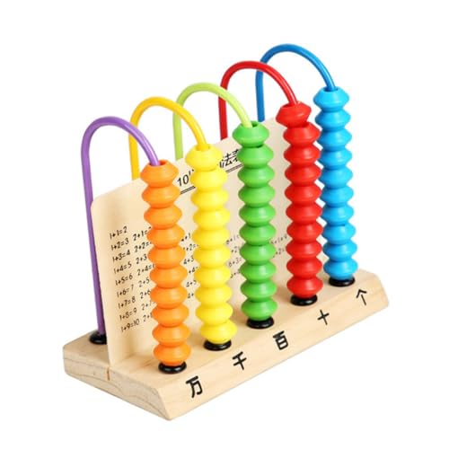 Abaodam Holzabakus zum Zählen von Perlen, Mathematikspiel, frühes Lernen, pädagogisch für Jungen und entwickelt mathematische Fähigkeiten und Farberkennung Abaodam Holzabakus zum Zählen von Perlen, Mathematikspiel, frühes Lernen, pädagogisch für Jungen und entwickelt mathematische Fähigkeiten und Farberkennung von Abaodam
