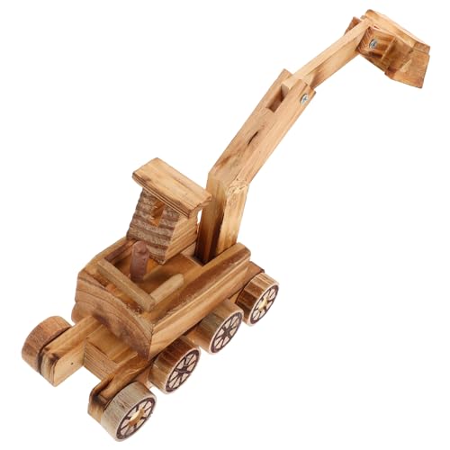 Abaodam Holzbagger Modell für Robustes für Kleine Bauprofis Authentisches Design für Dekoration und Spielzimmer Langlebiges Holzspielzeug für Jungen und Mädchen Abaodam Holzbagger Modell für Robustes für Kleine Bauprofis Authentisches Design für Dekoration und Spielzimmer Langlebiges Holzspielzeug für Jungen und Mädchen von Abaodam