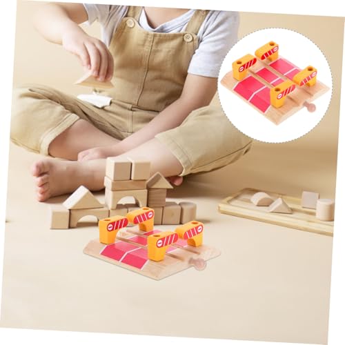 Abaodam Holzbahn Zugschranke mit Flexiblem Design für Pädagogisches Zubehör Kompatibel mit Holzbahn Schienensystem Rotes Bahnhofs Accessoire für Kreatives Familienspiel Abaodam Holzbahn Zugschranke mit Flexiblem Design für Pädagogisches Zubehör Kompatibel mit Holzbahn Schienensystem Rotes Bahnhofs Accessoire für Kreatives Familienspiel von Abaodam