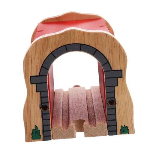 Abaodam Holzeisenbahn Tunnel Zubehör Holz Rote Modelleisenbahn Erweiterung Spielzeugzug Schienenerweiterung für Spielspaß Zuhause und Kindergarten Abaodam Holzeisenbahn Tunnel Zubehör Holz Rote Modelleisenbahn Erweiterung Spielzeugzug Schienenerweiterung für Spielspaß Zuhause und Kindergarten von Abaodam