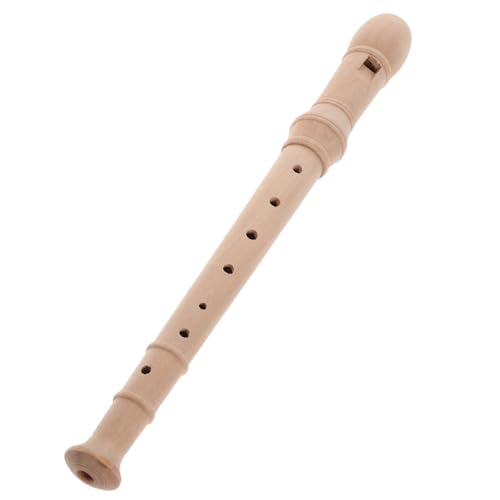 Abaodam Holzflöte Hohe Stimme Musikinstrument Anfängerfreundlicher Holzblockflöte Recorder Für Musikunterricht Schule und Zuhause Khaki von Abaodam