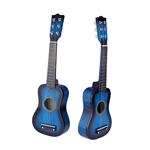 Abaodam Holzgitarre für tragbare akustische Musik für Jungen und einfach zu spielen mit Low String Action Design für frühes Lernen u von Abaodam