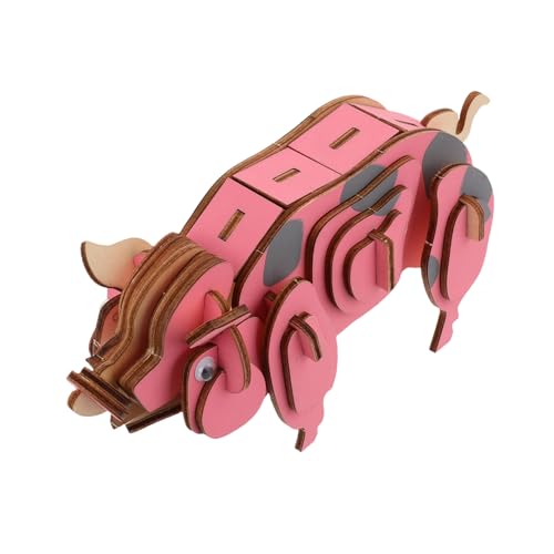 Abaodam Holzpuzzle 3D-lernpuzzle Tiermodelle Aus Holz Tierpuzzle Aus Holz 3D-tierrätsel Pädagogische Holzspielzeuge Holzstiel-Puzzles DIY Animal Puzzle Puzzlespielzeug Holztierrätsel Rosa Abaodam Holzpuzzle 3D-lernpuzzle Tiermodelle Aus Holz Tierpuzzle Aus Holz 3D-tierrätsel Pädagogische Holzspielzeuge Holzstiel-Puzzles DIY Animal Puzzle Puzzlespielzeug Holztierrätsel Rosa von Abaodam