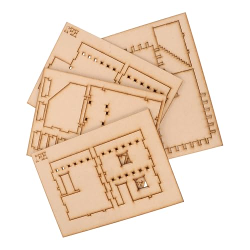 Abaodam Holzpuzzle-Modellbausatz aus dem Nahen Osten für DIY-Holzhandwerksprojekt, pädagogisches dekoratives Geschenk, ansprechendes Puzzle für Altersgruppen, einzigartiges Architekturmodell, 1 Set von Abaodam