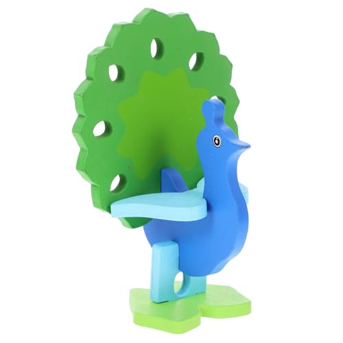 Abaodam Holzpuzzle Tiermodelle Interaktives Montessori Lernspielzeug für Kleinkinder Fördert Hand Auge Koordination Farberkennung und Kognitive Entwicklung durch Spielerisches Tierformen von Abaodam