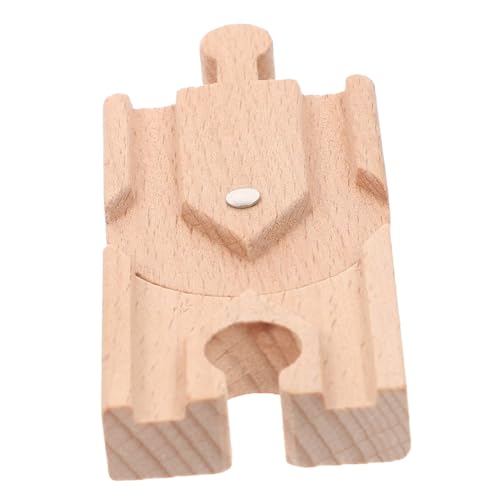 Abaodam Holzschienen Zubehör für Kindereisenbahn Wendeschiene Kompatibel mit Holz Zug Fördert Kreativität und Motorische Fähigkeiten Zubehör für Holzeisenbahn Modelle von Abaodam