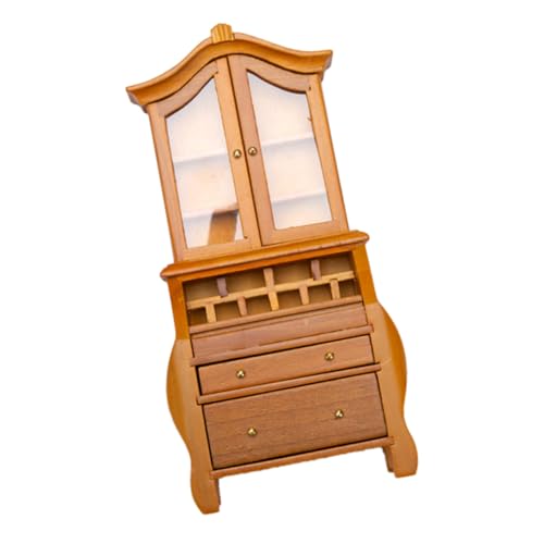 Abaodam Holzschrank Puppenhaus Zubehör Dekoration Für Miniaturmöbel Geschenkidee Abaodam Holzschrank Puppenhaus Zubehör Dekoration Für Miniaturmöbel Geschenkidee von Abaodam